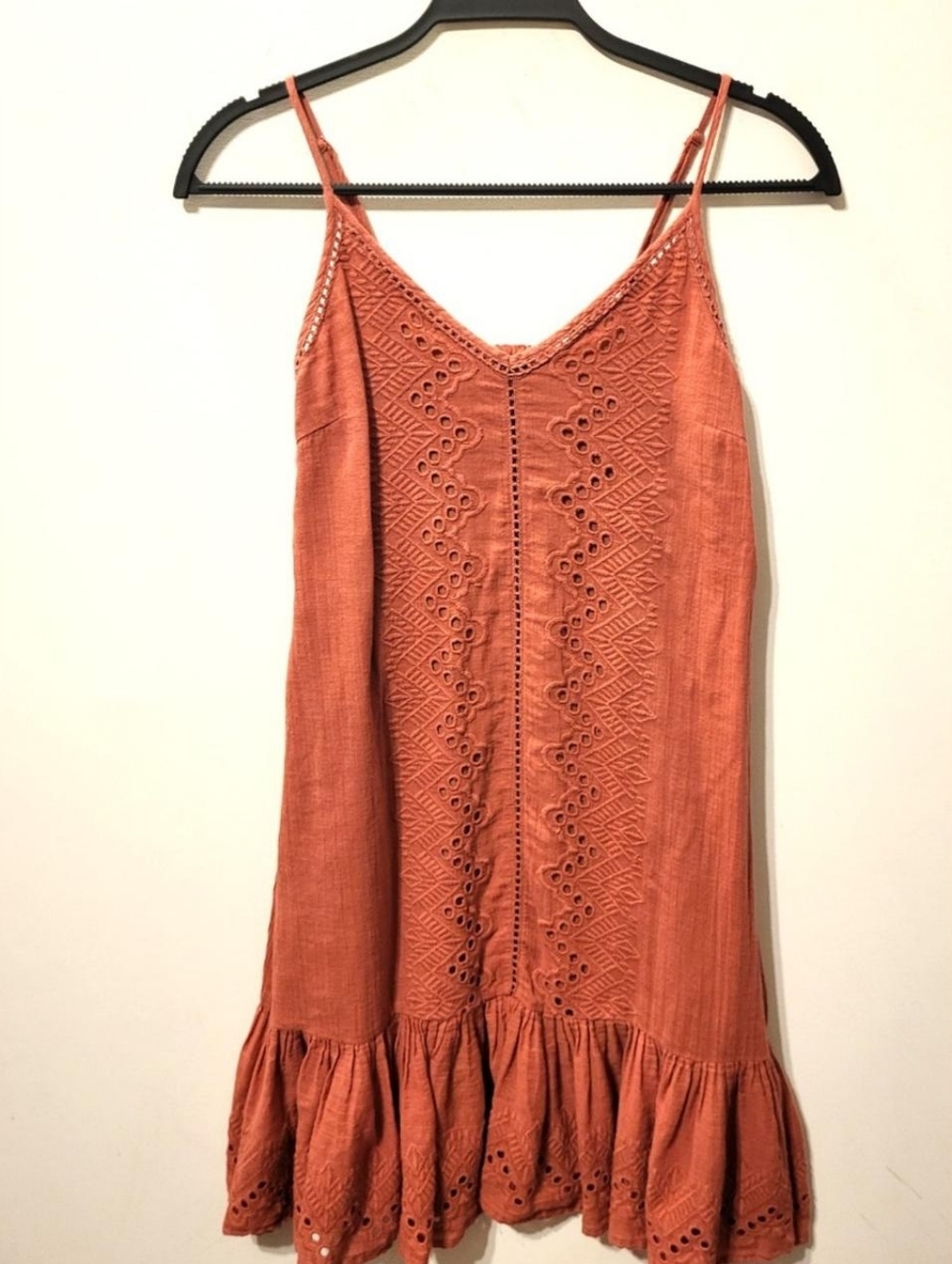 Rawley Coral Pink Cotton Dres